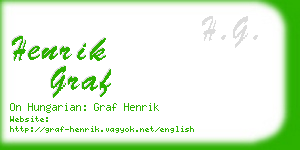 henrik graf business card